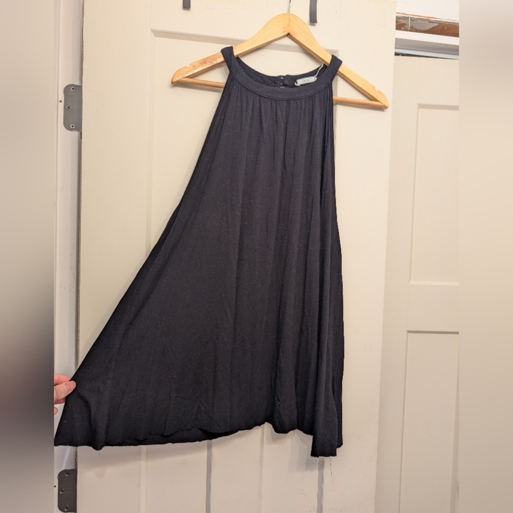 Black High Neck Flowy Tank Top By Kimchi Blue Urban Outfitters